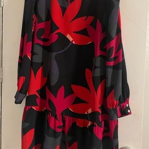 Loft Long slevee knee length dress